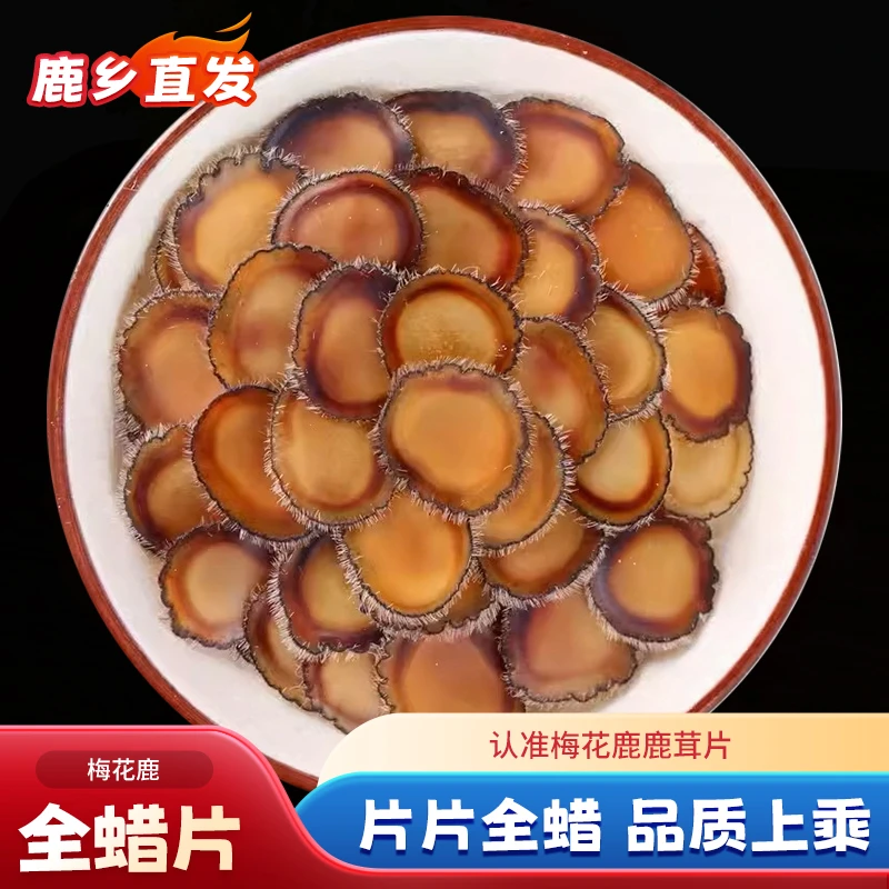 鹿茸蜡片全蜡片礼盒泡酒男女滋补品