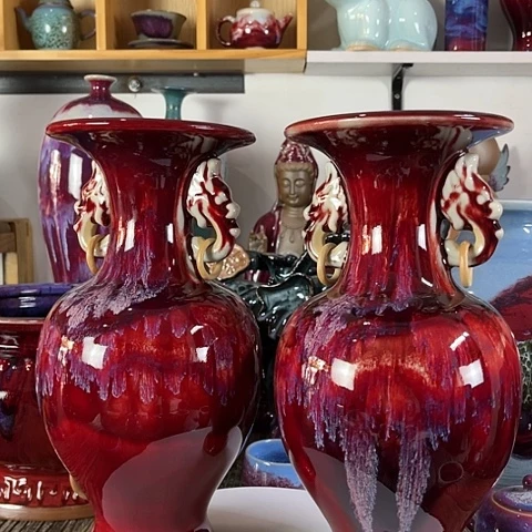 瓷片用****1神垕镇钧瓷艺术