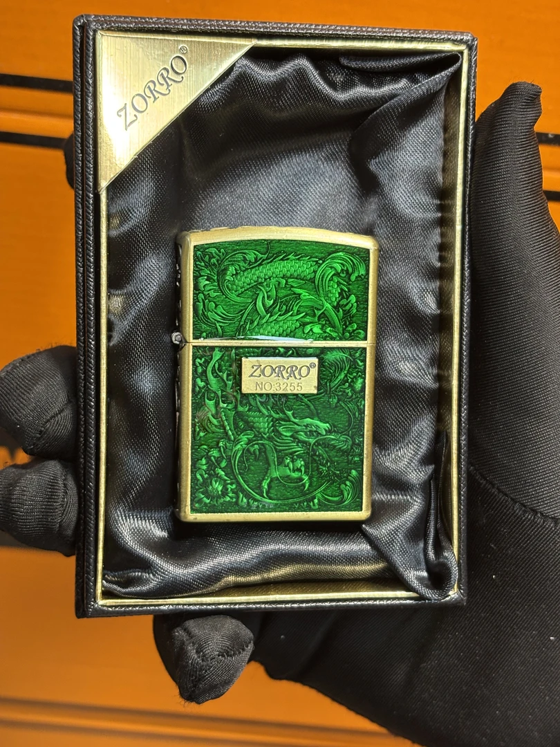 佐罗青铜神龙金属ZK33-1复古防风煤油打火机(不带油)