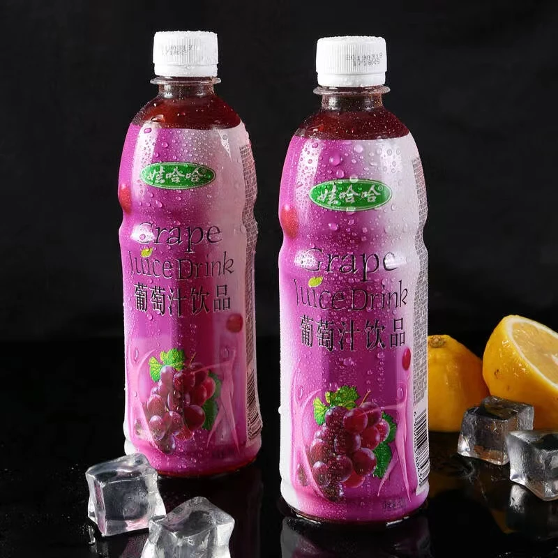 娃哈哈葡萄汁橙汁水蜜桃晶莹白葡萄汁500g*15瓶整箱果汁饮料饮品