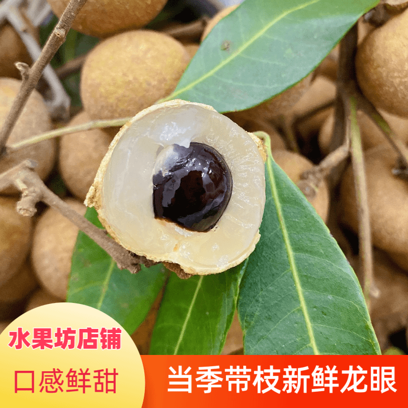 顺丰现货龙眼新鲜水果广东储良石硖鲜桂圆当季甜整箱1-5斤装顺丰