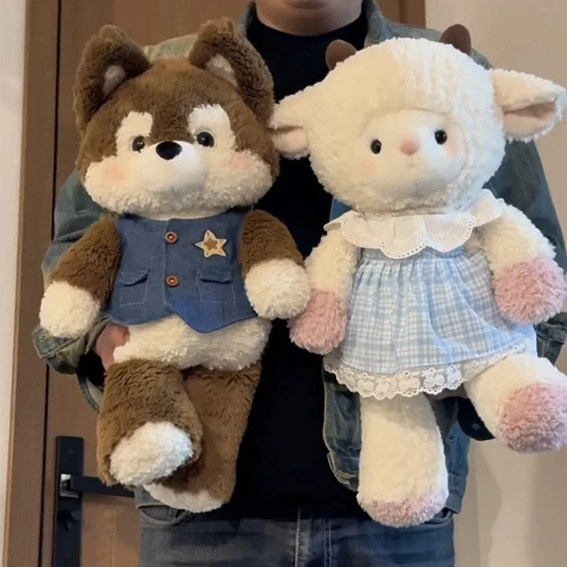 治愈森林跑跑兔兔大象小熊可爱毛绒玩具公仔哈士奇玩偶布娃娃T983