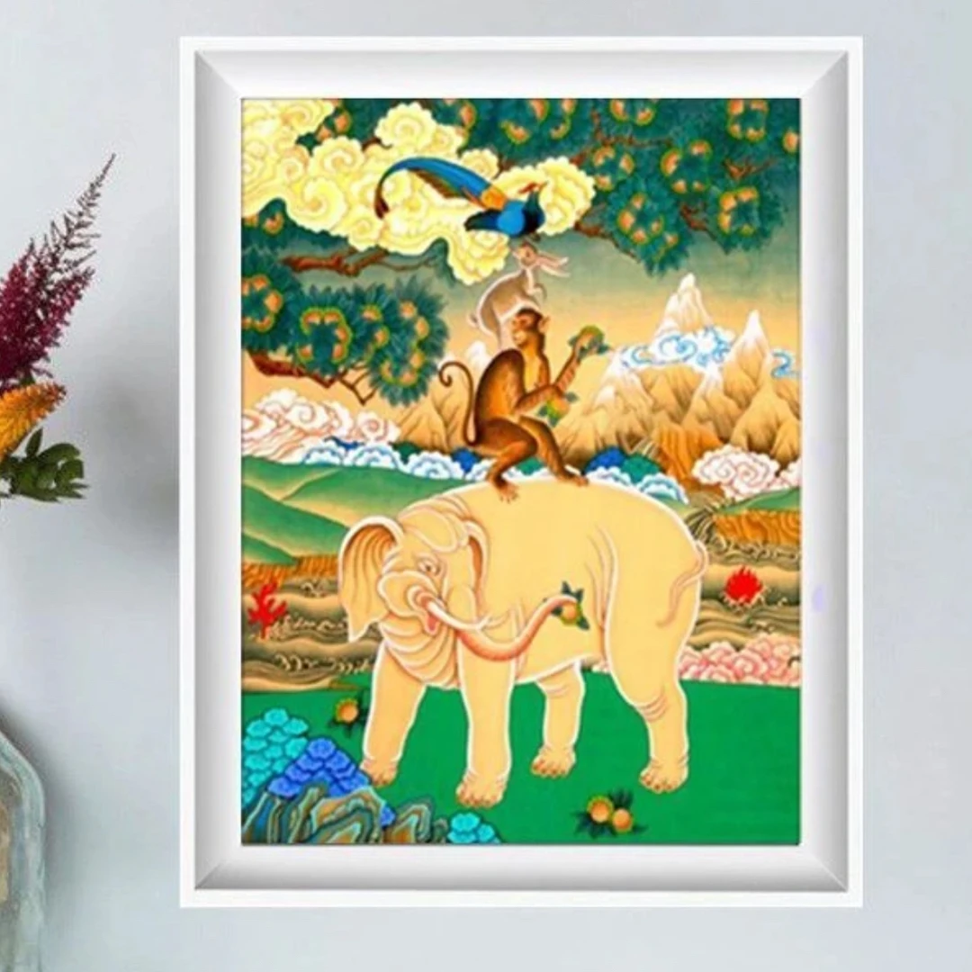 藏式新品钻石画图76×91