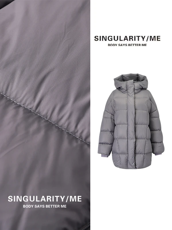 Singularity Me 11S 60535【羽绒高材生】泡芙连帽90白鸭绒羽绒服