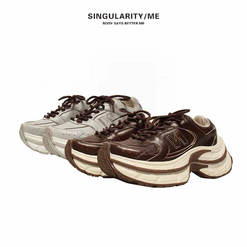Singularity Me 8S 33550-72 厚底吸墨底增高百搭复古拼色老爹鞋