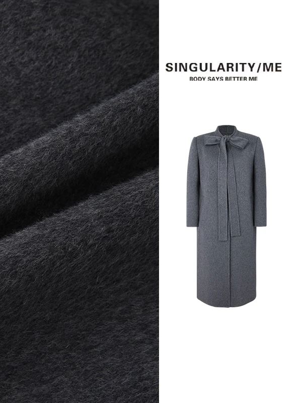 Singularity Me 9S 87010 【雾都森林】奢雅高贵廓形毛呢大衣外套