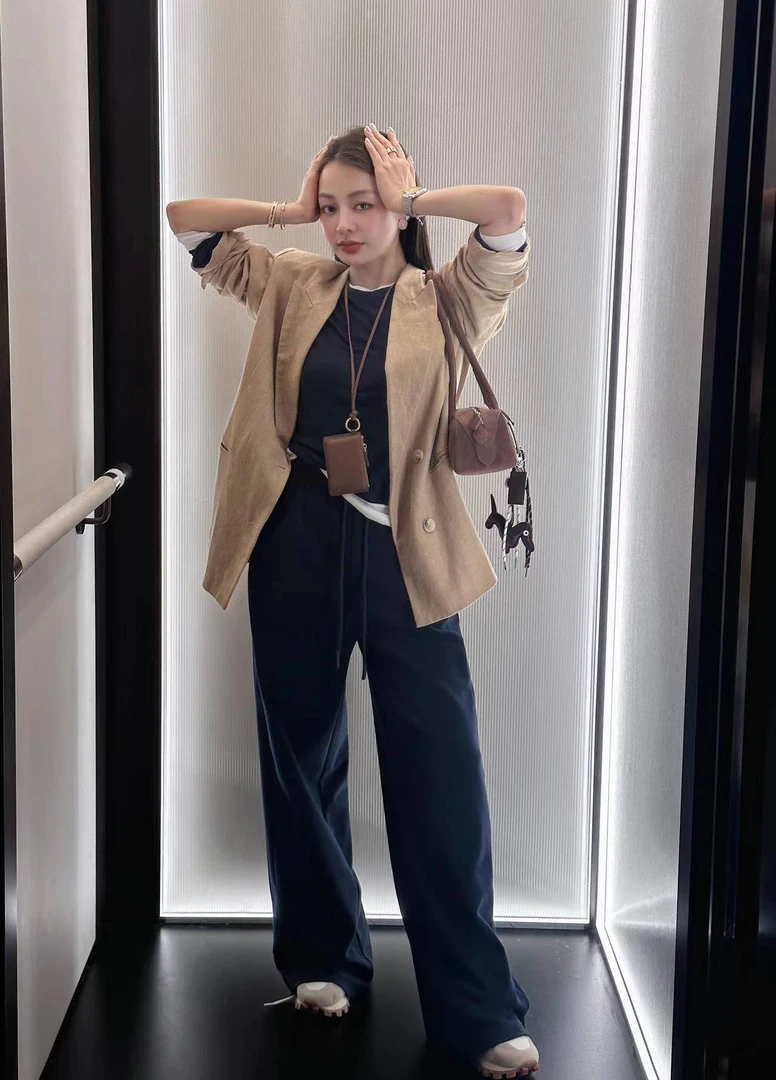 Singularity Me 8S 6689【赤莉名香】单排扣复古高级感廓形西装外套