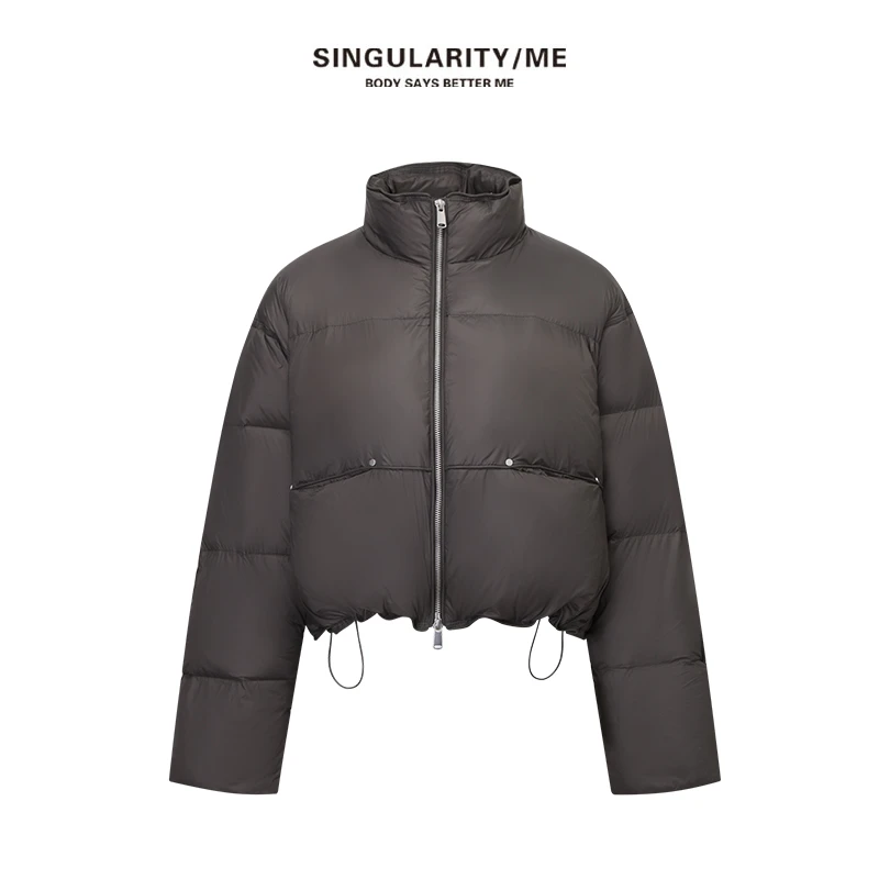 【SINGULARITY ME 】9756 工装风立领抽绳短款外套