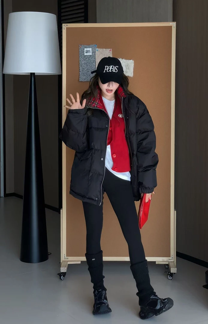 Singularity Me 11S 86399 两面拼色209克格纹夹克90白鸭绒羽绒服