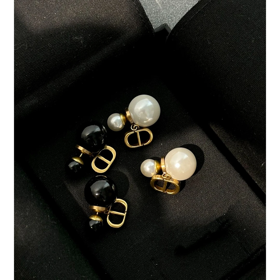 黄铜仿珍珠耳饰 10S 0649 Singularity Me 复古珍珠高级感耳环