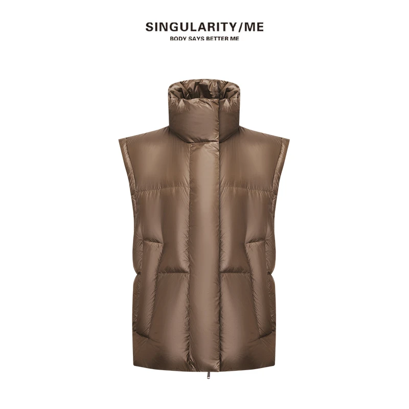【SINGULARITY ME 】9757 叠搭气质款立领羽绒马甲