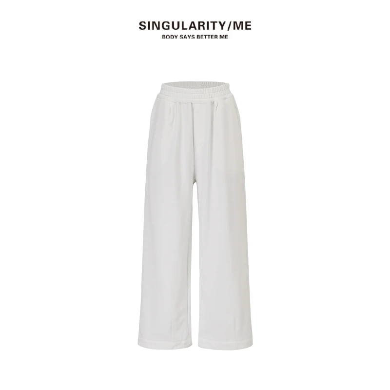 Singularity Me 9051 慵懒腔调拼缝奶奶裤阔腿裤