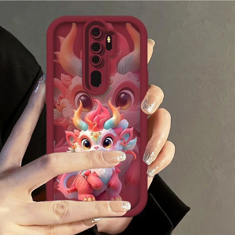 适用OPPOA11 龙年限定麒麟阶梯手机壳全包硅胶防摔软壳