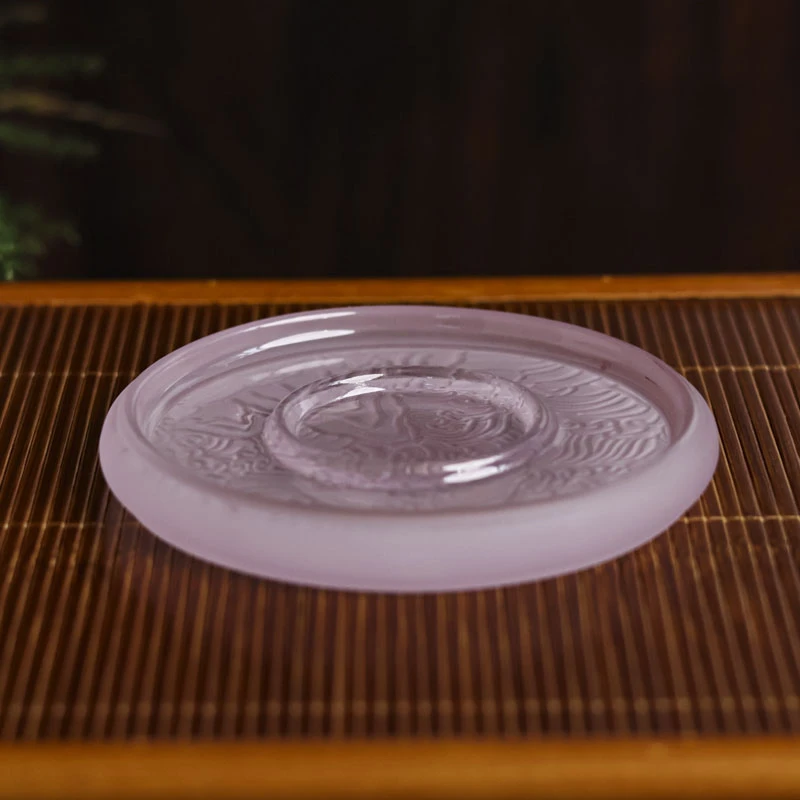 【陶珊居】 神奈川浅紫杯垫-藕荷清浅（Q4519）