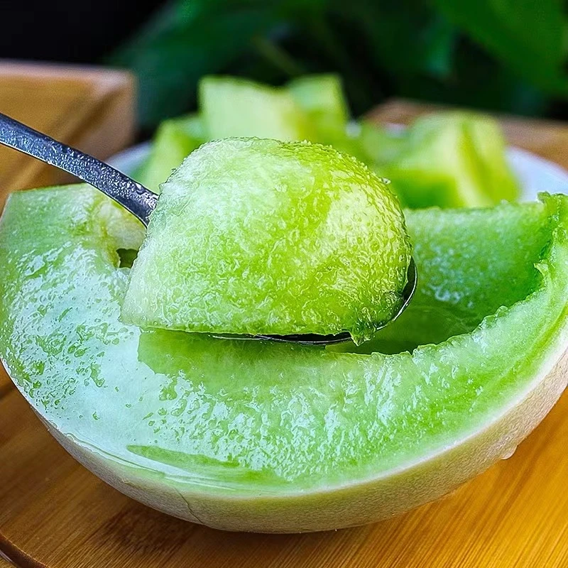 【两颗装】山东玉菇奶香蜜瓜软润香甜 单颗2.3斤左右 只发山西省内