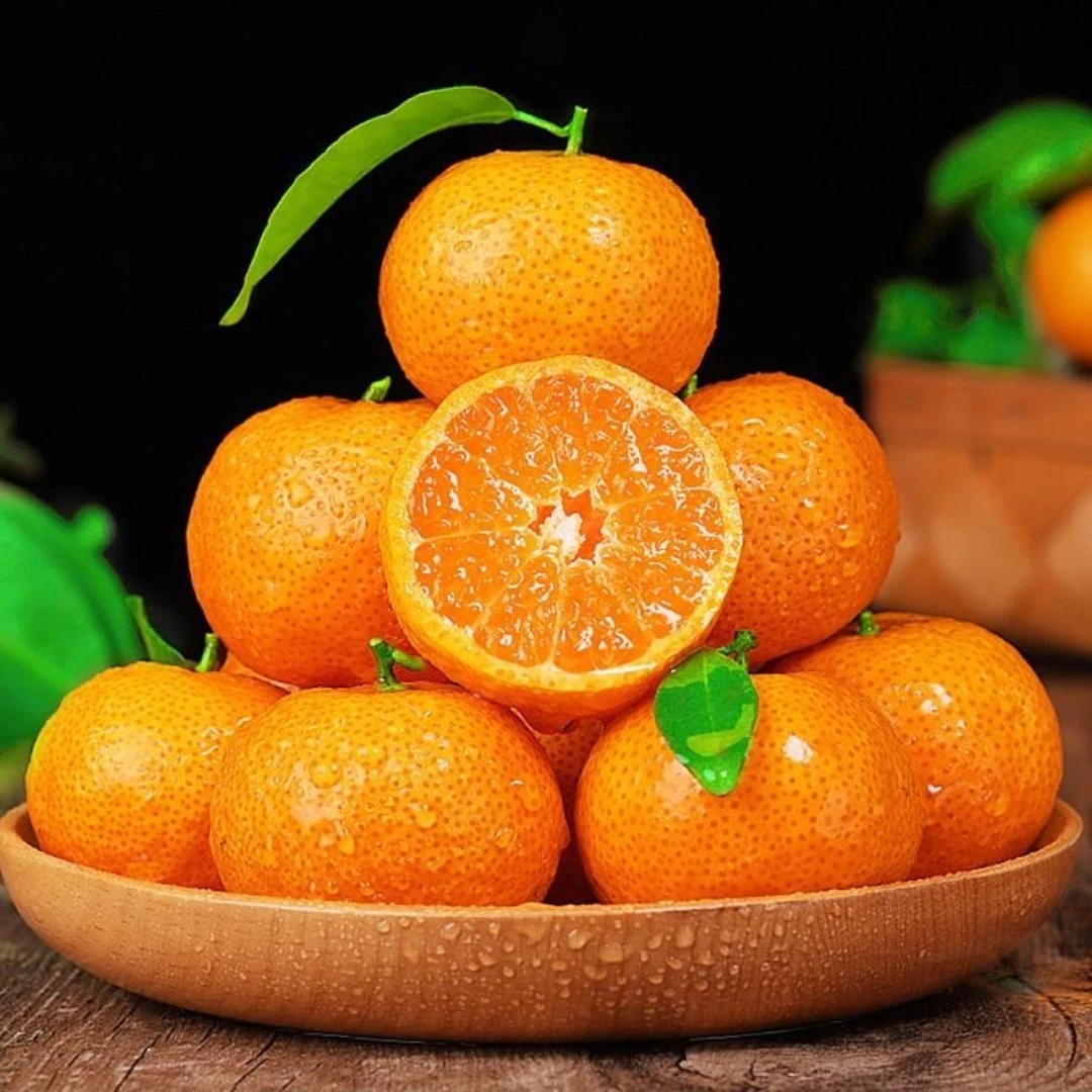 【天外天】一级金秋砂糖橘  肉嫩多汁 带筐14斤左右   只发山西省内