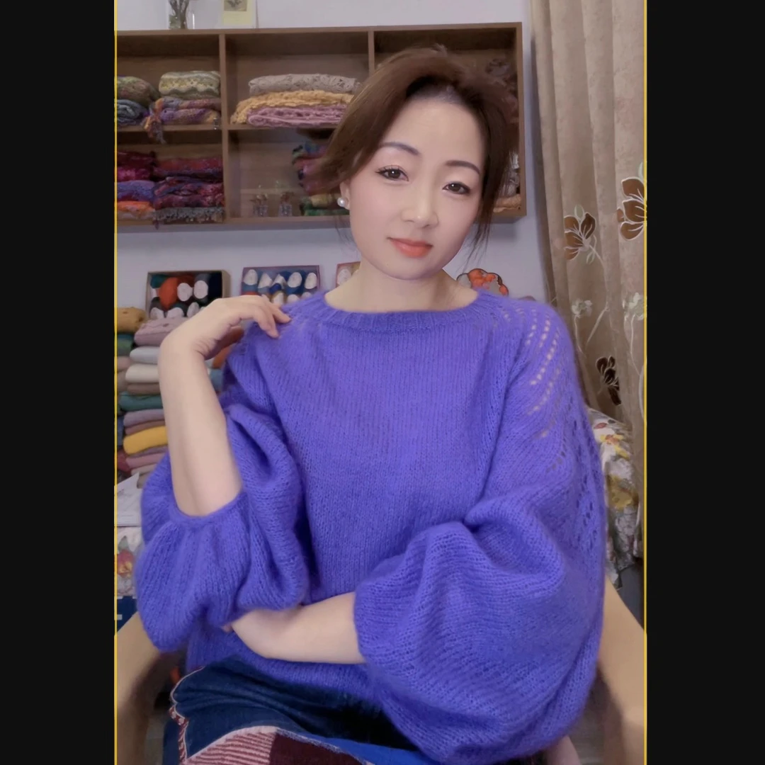 （视频课程）晖晖时尚编织【蓝宝石】棒针款教程