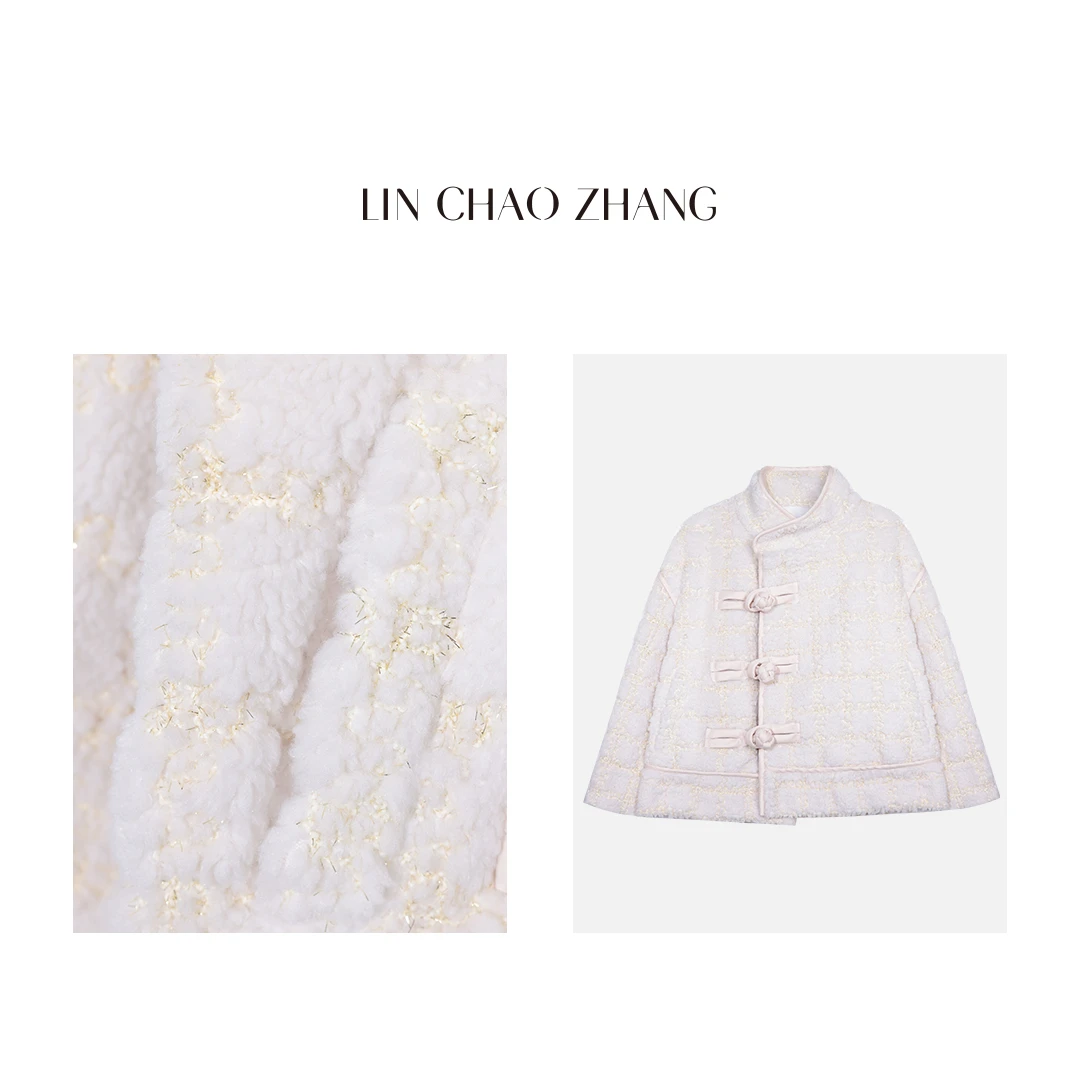 【PLUS盘扣】羔羔毛外套LW230727