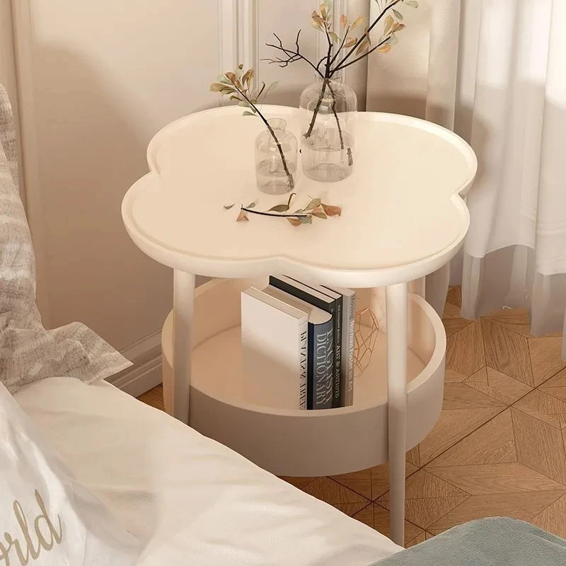 奶油风边几简约创意现代沙发边柜客厅卧室阳台云朵房间床边收纳