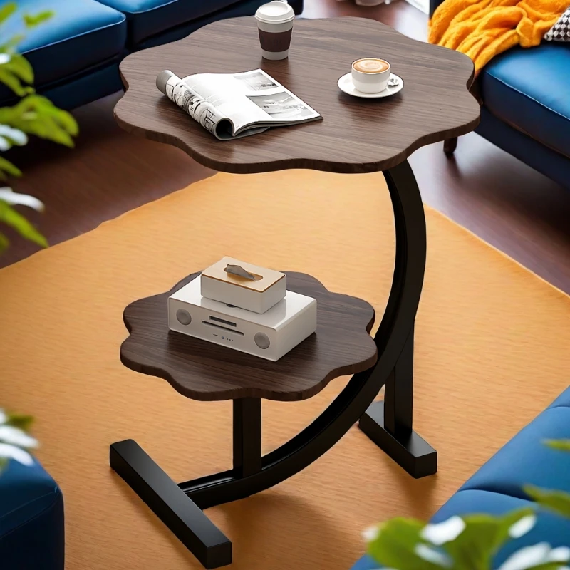 茶几小边几家用置物架客厅沙发桌子卧室床边移动床头柜角几小户型