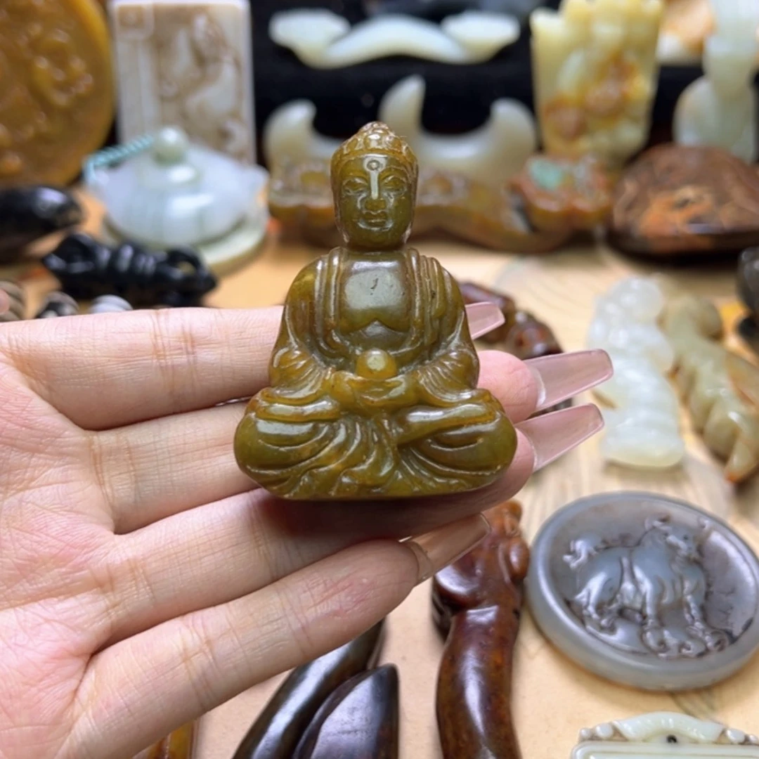 【闪购商品】蛇纹石玉颈饰未镶嵌