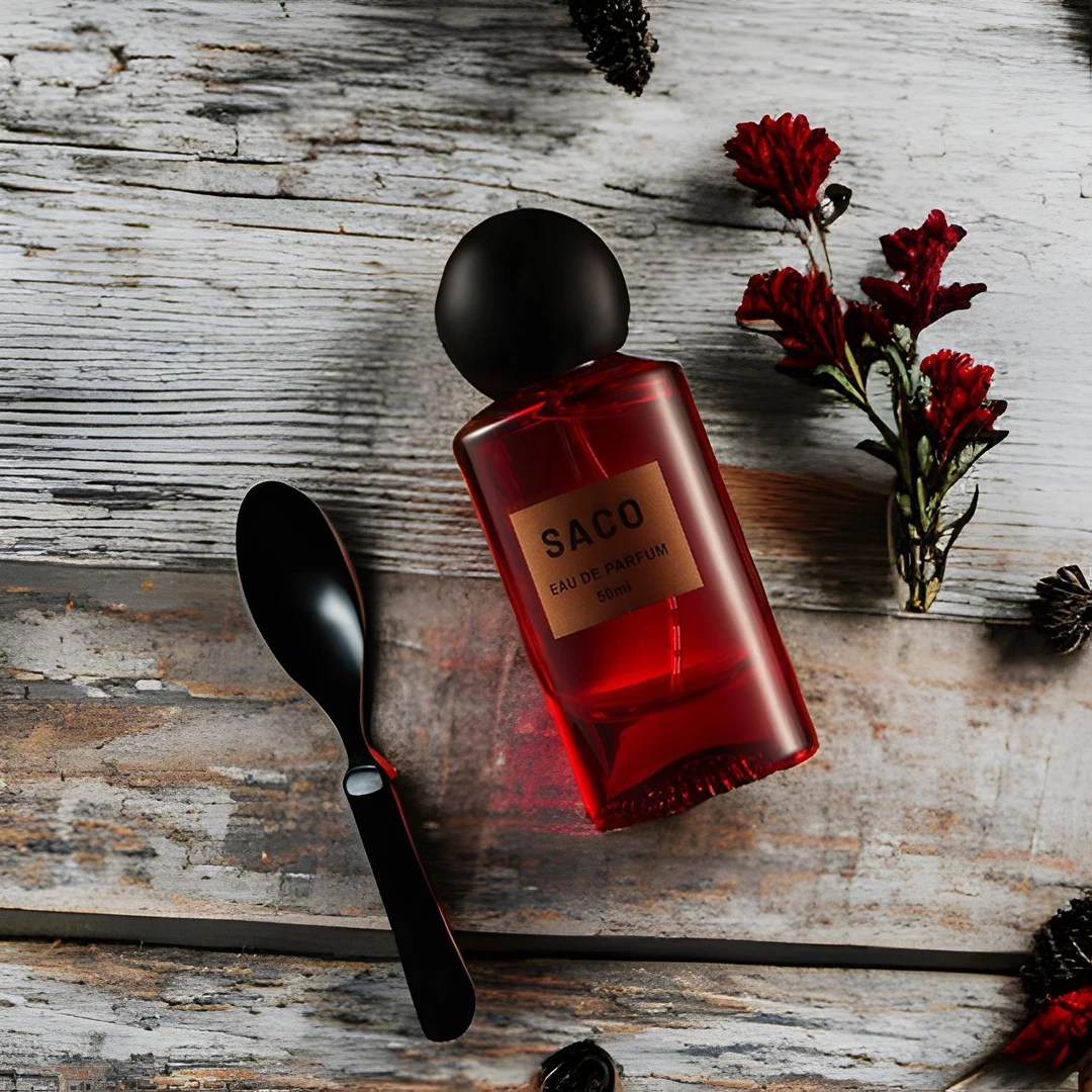 SACO黑色淡香香水持久留香清新淡雅红色魅力女士辛辣美食香调香水