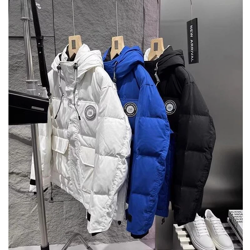 101 #80鸭绒 石墨烯锁温特氟龙保暖户外工装风男士外套羽绒服