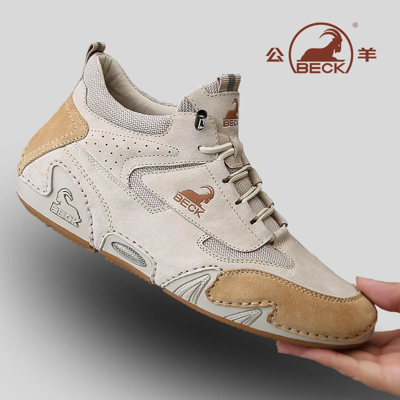 公羊男鞋夏季2025新款软底跑步运动休闲鞋高级韩版潮流轻便旅游鞋