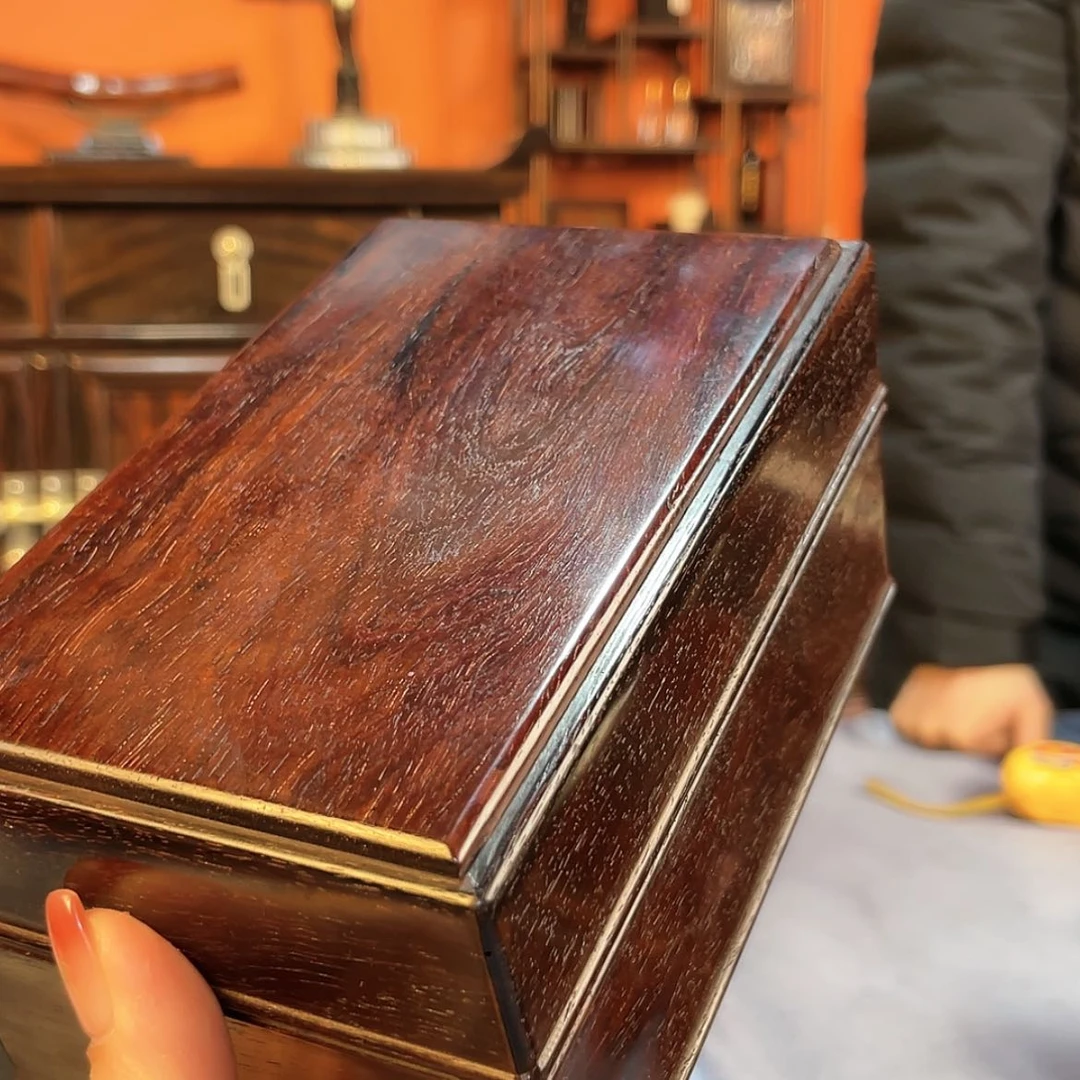 【闪购商品】木头印度小叶紫檀面包盒