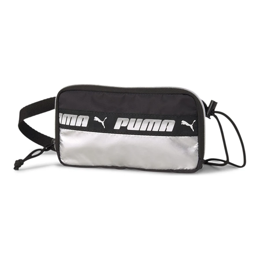PUMA 彪马时尚拼色拉链开合休闲百搭单肩斜挎包07741301
