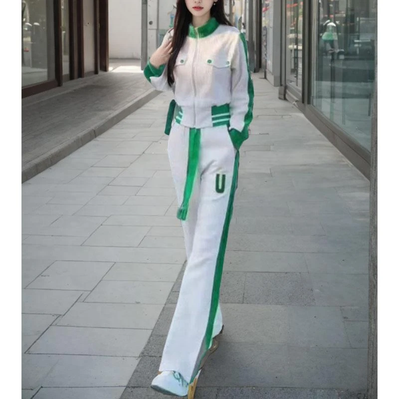 微染色瑕疵 2208 桂桂家四季美衣 休闲时尚显瘦简约套装 2208TZ