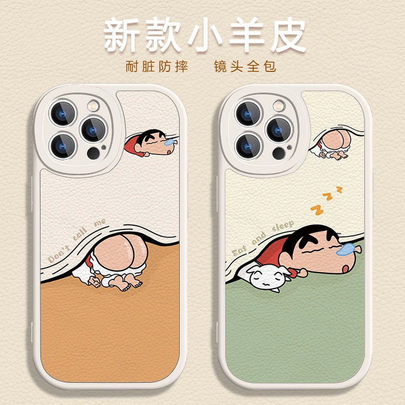 适用于苹果/华为/小米/OPPO/VIVO最新款高颜值蜡笔小新趣味手机壳