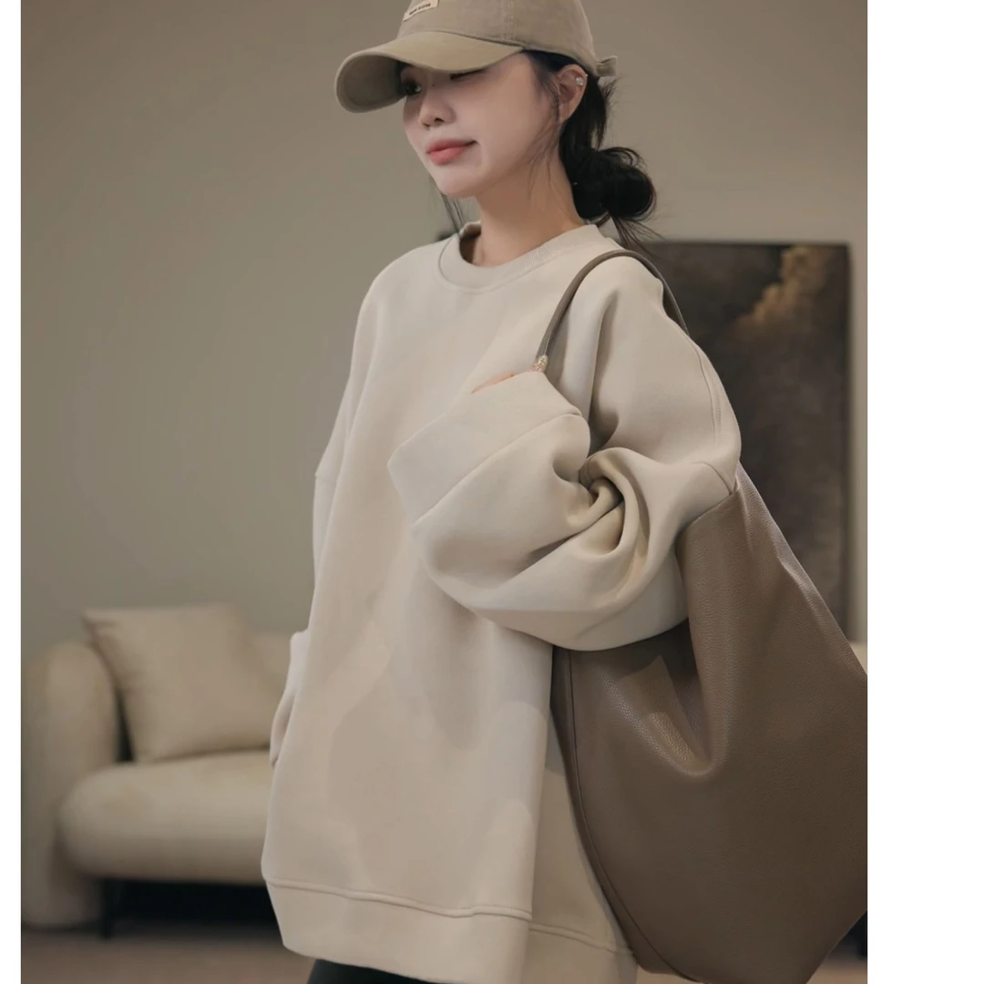 卢尚原创小标蝙蝠袖卫衣280083