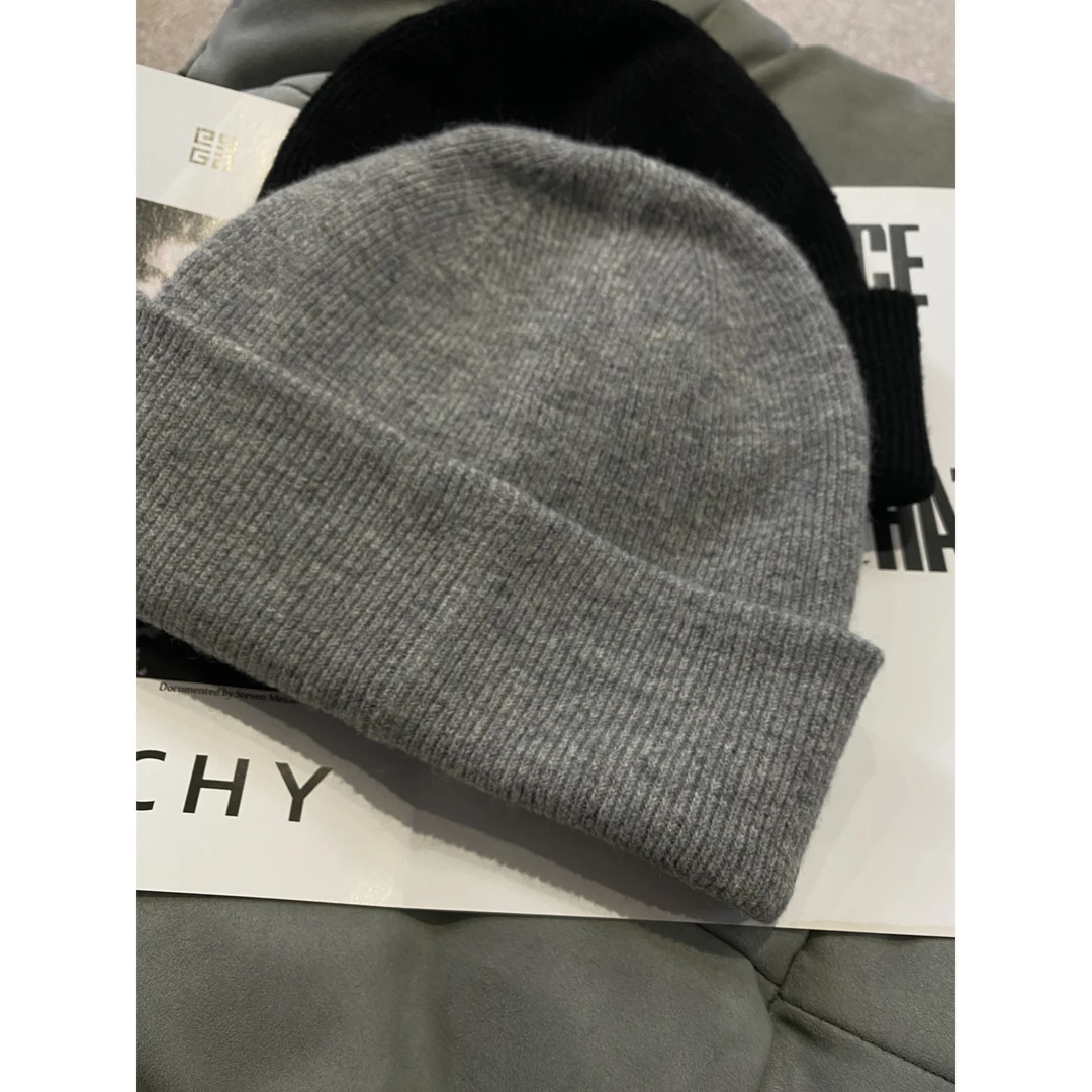 卢尚原创*   翻边静版针织帽3334