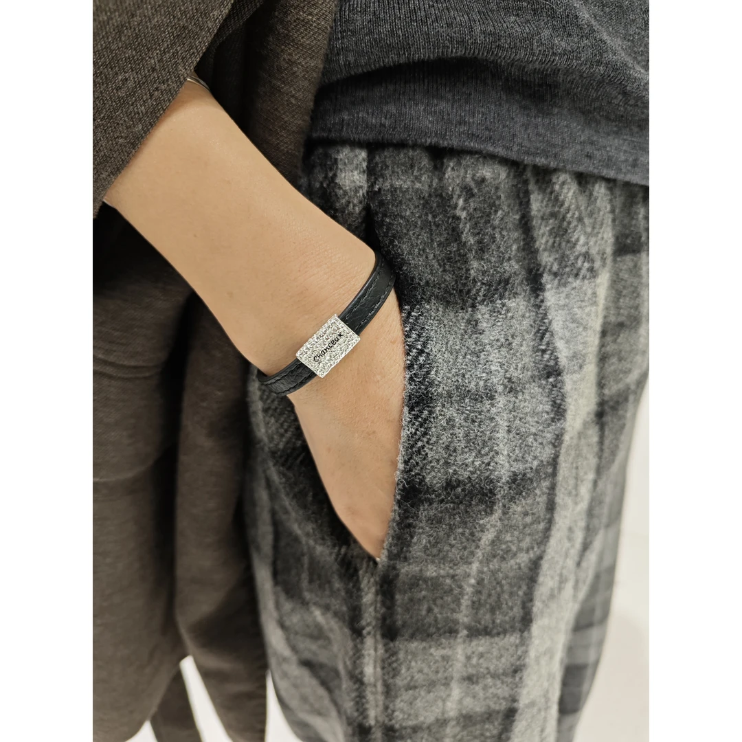 合金手链 卢尚原创皮手环S100