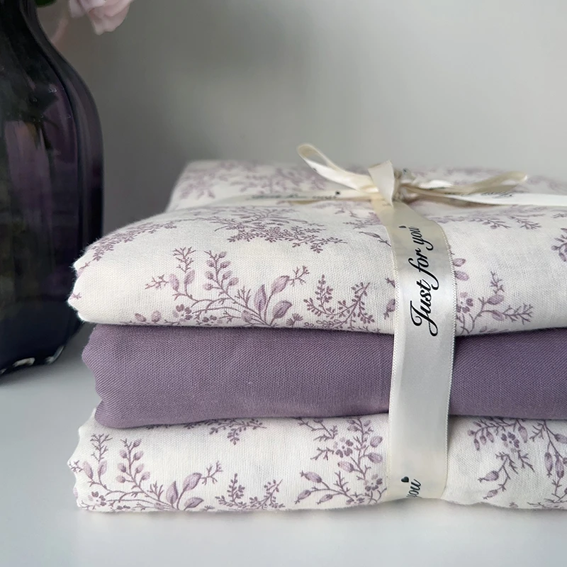 A类2025新款双层纱全棉四件套纯棉被套罩床单三件套床上用品床笠