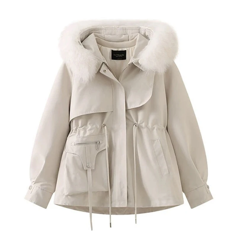 【 兔毛真皮草】冬大毛领派克服狐狸毛可拆卸Y206&F108&Y270JH2312