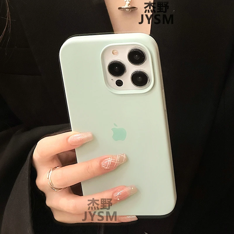 适用iPhone15/14promax手机壳苹果13/12/11软x液态硅胶xr套xs/max
