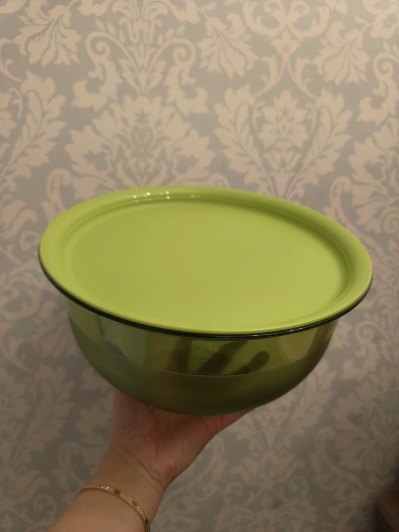 (海)马金紫圆碗 绿色 3.5L 冷藏 冷冻