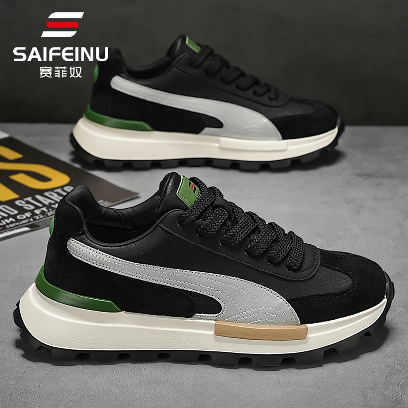 SAIFEINU/赛菲奴春夏专柜正品爆款时尚男鞋跑步通勤休闲鞋-F7910