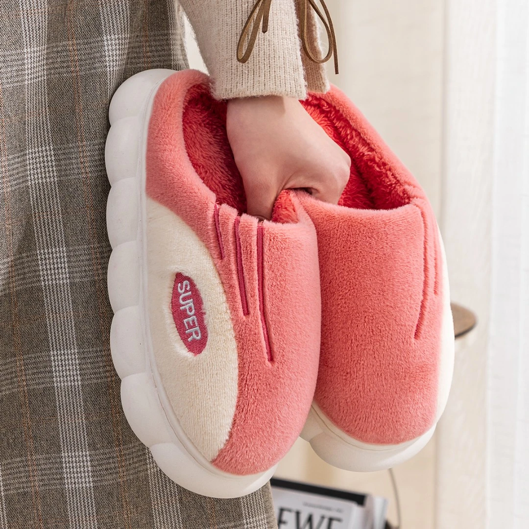 【粉丝福利】踩屎感棉拖冬季情侣可外穿室内家居防滑厚底保暖加绒