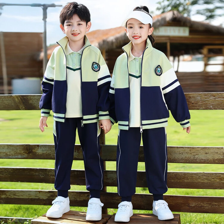 小学生春秋夏校服/班服定制统一运动会套装学院幼儿园园服春秋款