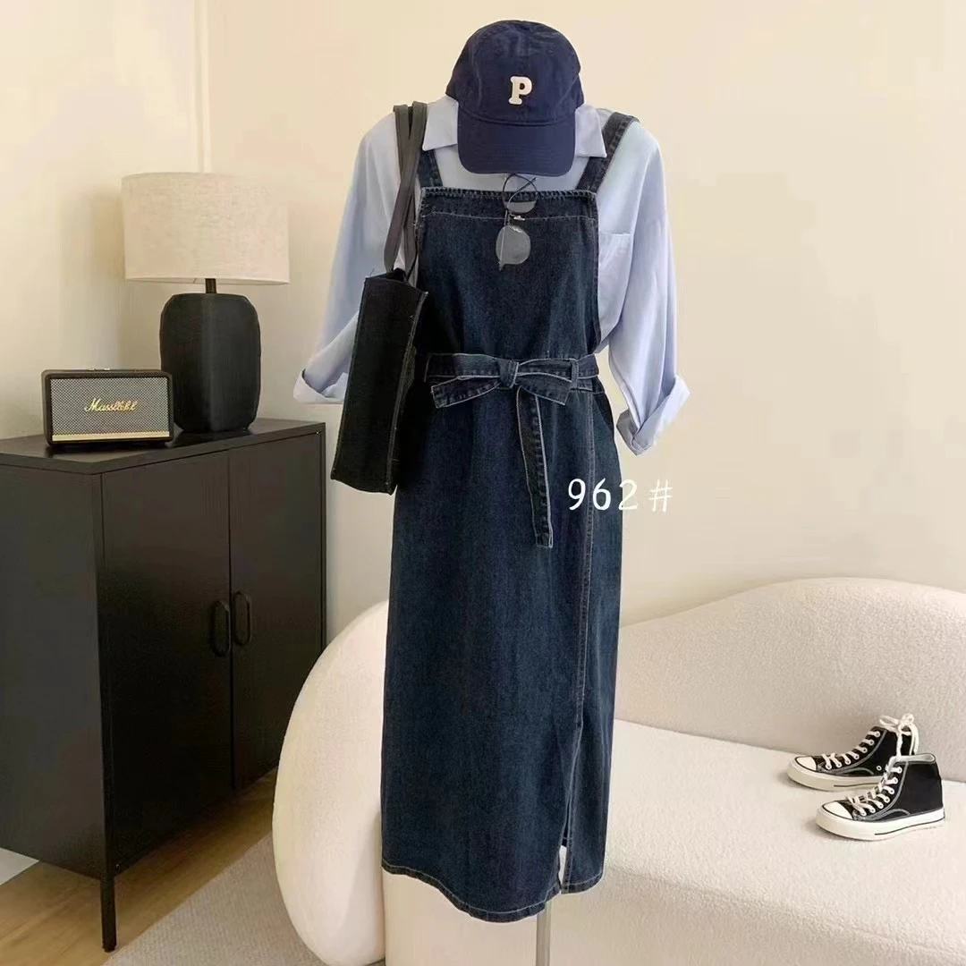 【小沐定制】2025年新款韩版甜美减龄气质时尚两件套连衣裙