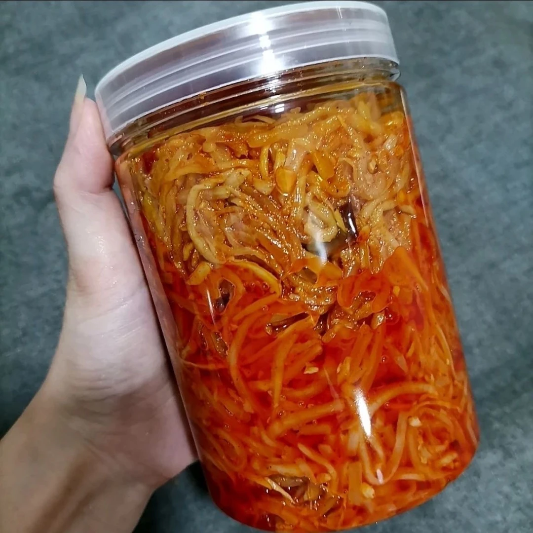 瓶装500g云南德宏傣味油淋酸笋油笋酸臭下饭酸辣笋油炸笋油焖嫩笋