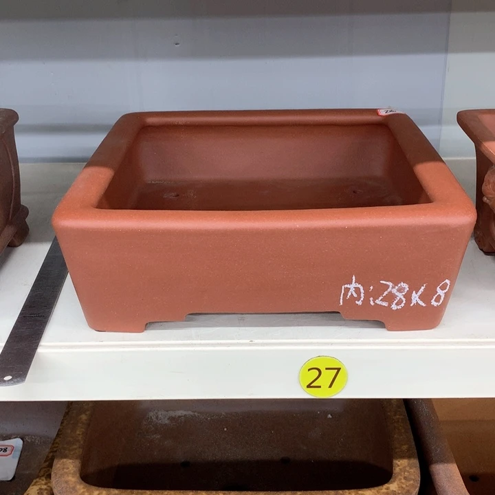 紫砂花盆四****术紫砂花盆