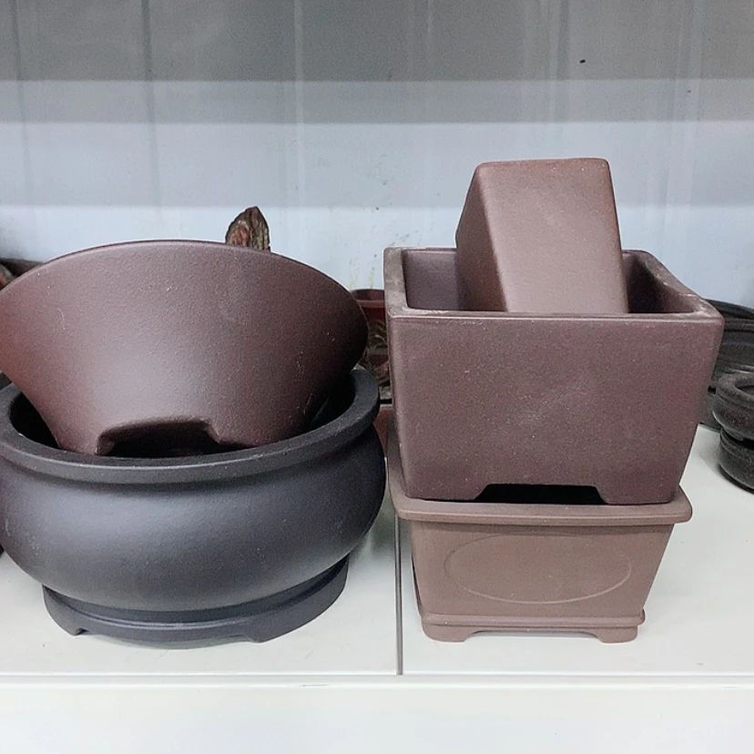 【闪购商品】紫砂花盆冷*?