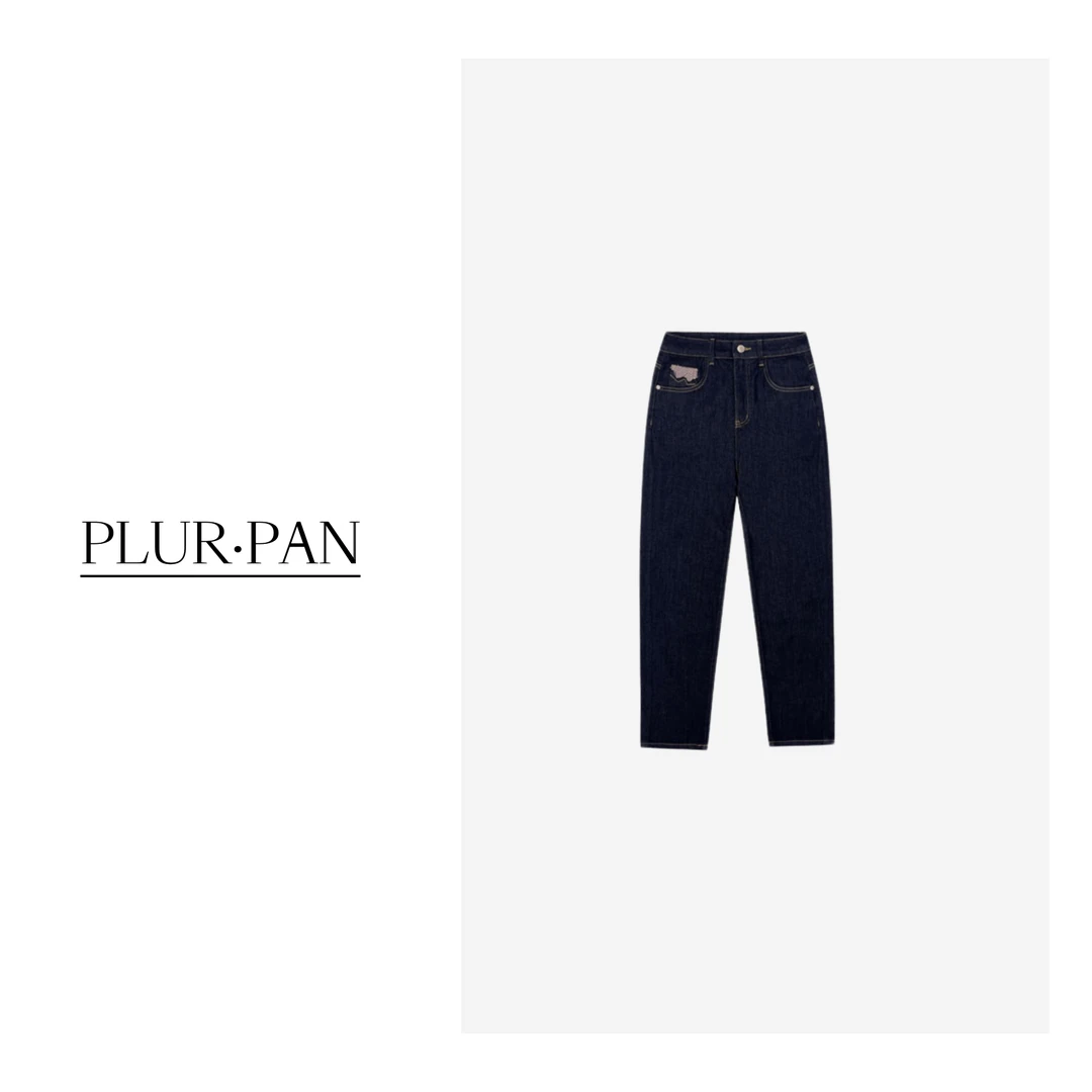 PLUR·PAN不易褪色  直筒显瘦休闲牛仔裤 261