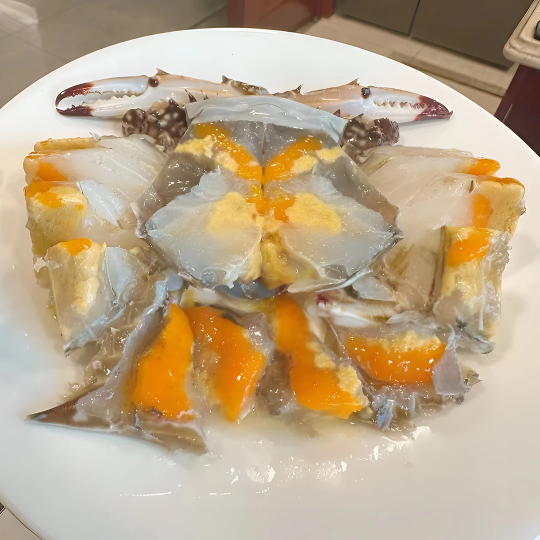 【阿儿直播专享】舟山生腌呛蟹淡红膏炝蟹腌制4-5两左右/只下饭菜