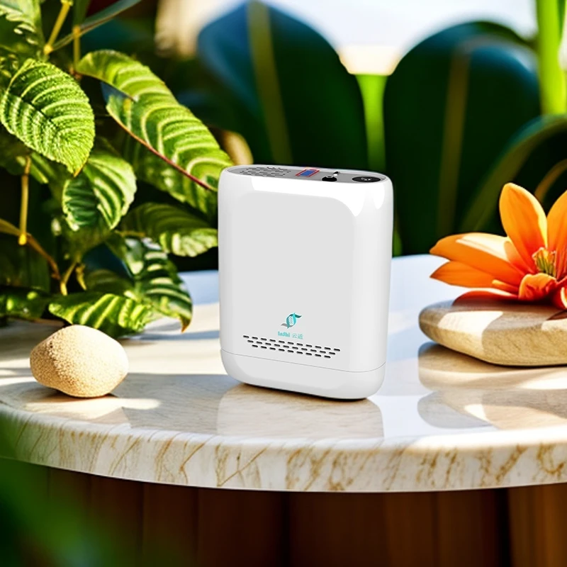 制氧机  小巧便携 家用保健 老人吸氧 户外旅行 车载旅游