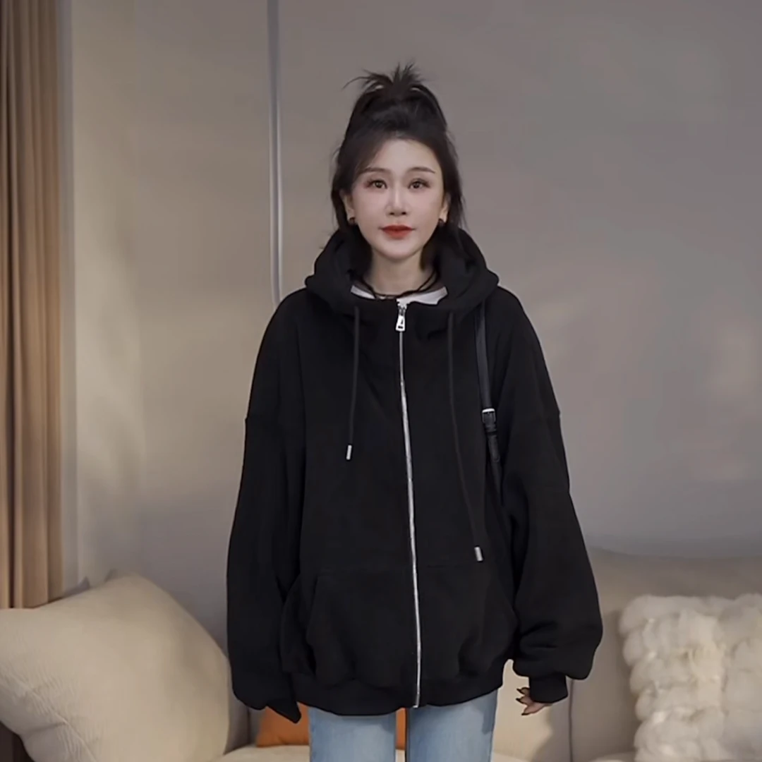 JW/静稳2024冬季新品时尚休闲设计师减龄加绒女款外套7731291